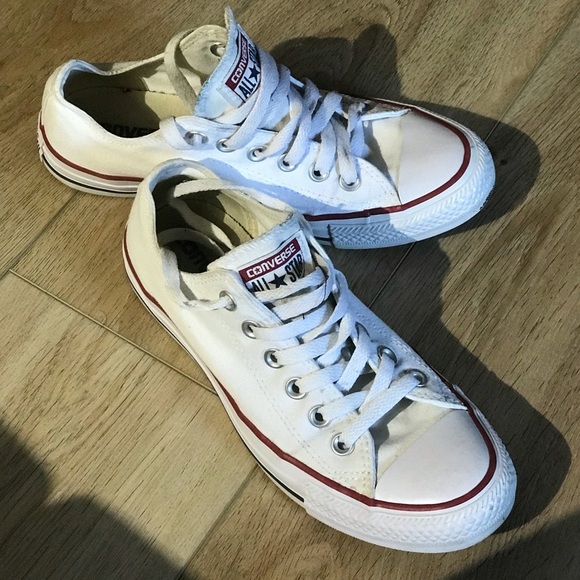 Converse All-Star Size 5 White Good Condition - Picture 1 of 5